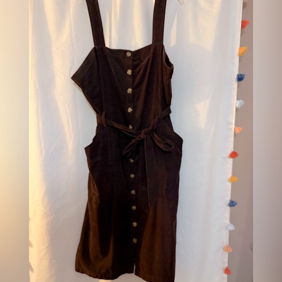 Universal Thread Maroon Corduroy Button-Down Mini Dress - Picture 2 of 5